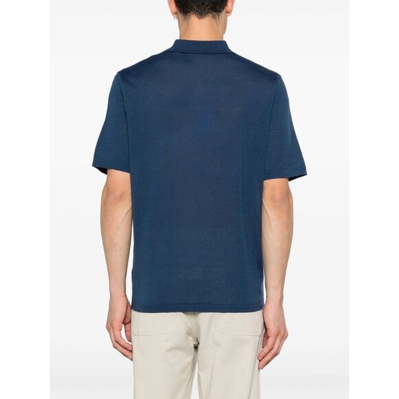 Samsoe Samsoe Blue Polo Shirts Men
